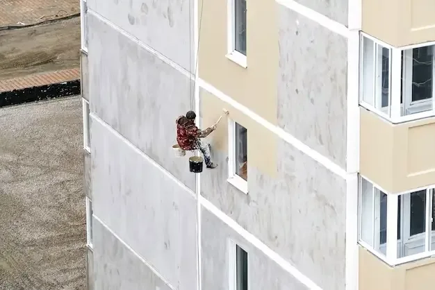 revestimento de fachada de edifício